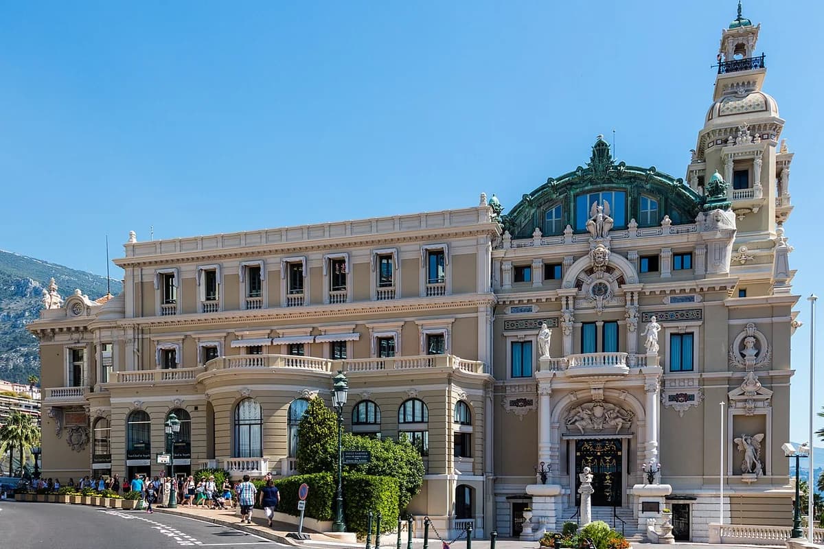 Le casino de Monte-Carlo à Monaco